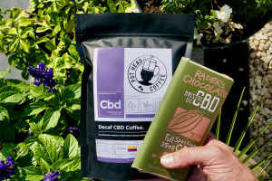 CBD coffee and chocolate - featured image