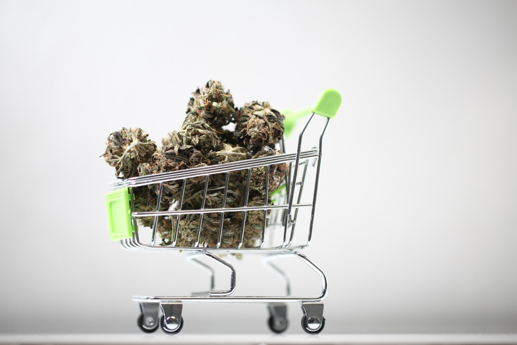 weed on shopping cart - featured image